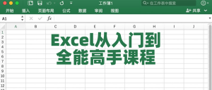 教你如何从Excel入门到全能高手课程￼-