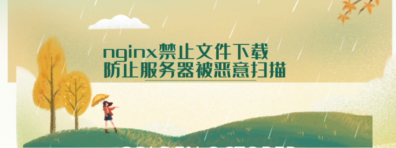 nginx禁止文件下载防止服务器被恶意扫描-