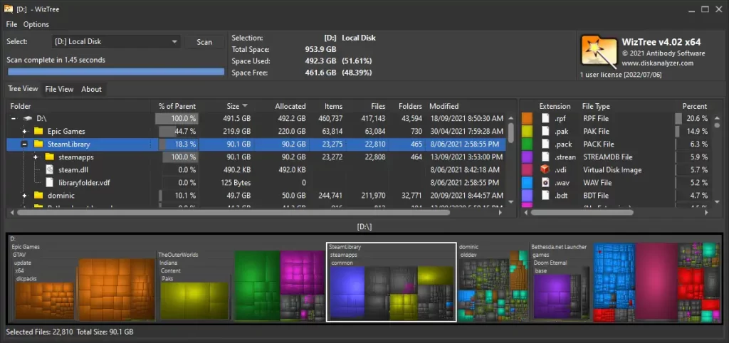 图片[1]-WizTree磁盘分析工具v4.25绿色便携版