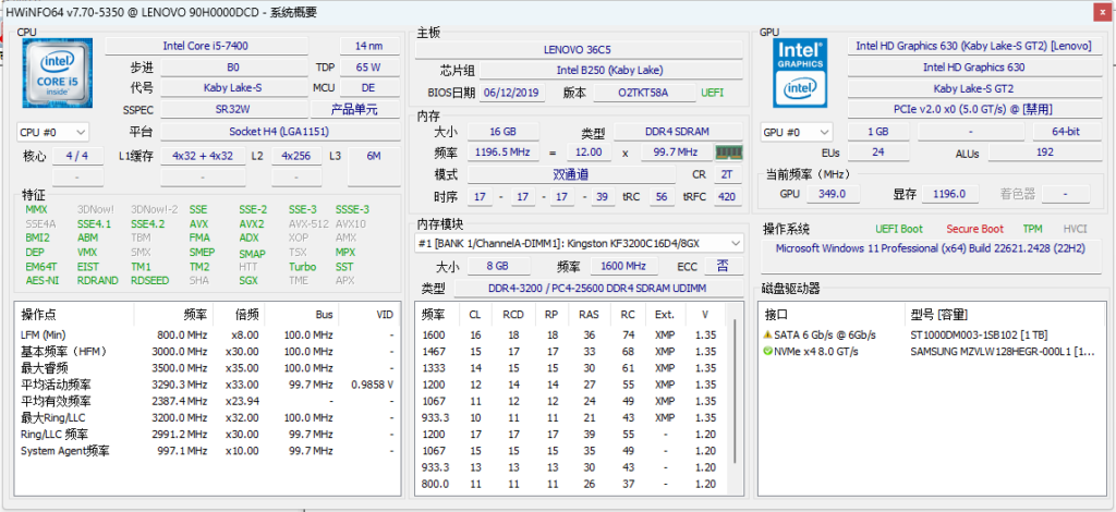 图片[1]-HWiNFO硬件检测工具v8.0.54绿色便携版