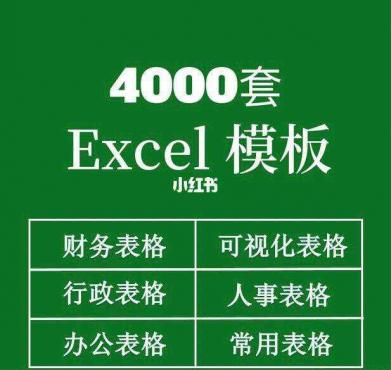 4000套Excel表格模板资料包-