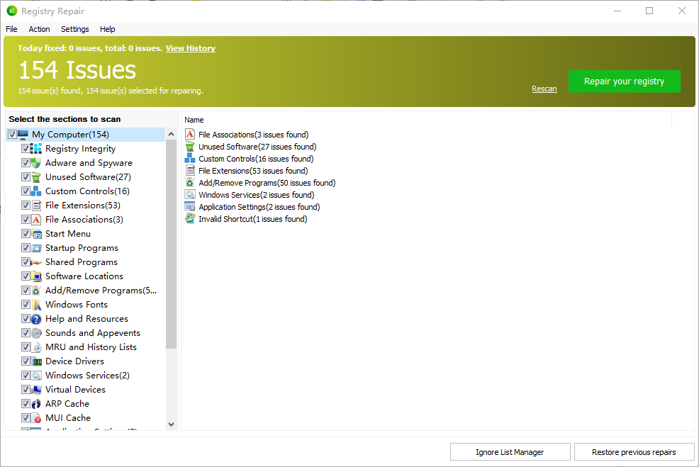 图片[1]-Glarysoft Registry Repair 注册表修复 v6.0.1.13 绿色便携版